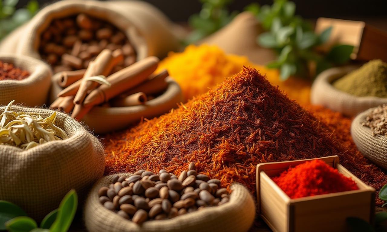 乾燥ハーブとスパイスの多様なバルク供給